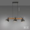 Illuminazione Leuchten Direkt 2.0 Lampada a sospensione LED Marrone, Nero, 3-Luci