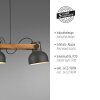 Illuminazione Leuchten Direkt 2.0 Lampada a sospensione LED Marrone, Nero, 3-Luci