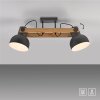 Illuminazione Leuchten Direkt 2.0 Plafoniera LED Marrone, Nero, 2-Luci