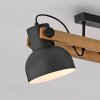 Illuminazione Leuchten Direkt 2.0 Plafoniera LED Marrone, Nero, 2-Luci