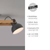 Illuminazione Leuchten Direkt 2.0 Plafoniera LED Marrone, Nero, 3-Luci