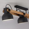 Illuminazione Leuchten Direkt 2.0 Plafoniera LED Marrone, Nero, 3-Luci