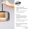 Illuminazione Paul Neuhaus Rika Lampada a sospensione LED Nero, 1-Luce