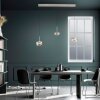 Paul Neuhaus Q-Serie Q-Rotate Lampada a sospensione LED Argento, 3-Luci, Telecomando