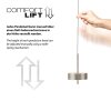Paul Neuhaus Q-Serie Q-Rotate Lampada a sospensione LED Argento, 3-Luci, Telecomando