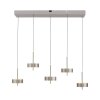 Paul Neuhaus Q-Serie Q-Rotate Lampada a sospensione LED Argento, 5-Luci