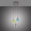 Illuminazione Paul Neuhaus Zula Lampada a sospensione LED Marrone, 3-Luci