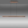 Illuminazione Paul Neuhaus Round Lampada a sospensione LED Marrone, 2-Luci