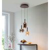 Illuminazione Paul Neuhaus Irides Lampada a sospensione LED Marrone, 3-Luci