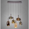 Illuminazione Paul Neuhaus Irides Lampada a sospensione LED Marrone, 6-Luci