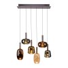 Illuminazione Paul Neuhaus Irides Lampada a sospensione LED Marrone, 6-Luci