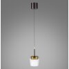 Illuminazione Paul Neuhaus Q-Kon Lampada a sospensione LED Marrone, 1-Luce, Telecomando