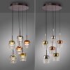 Paul Neuhaus Q-Serie Q-Kon Lampada a sospensione LED Marrone, 6-Luci, Telecomando