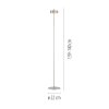 Paul Neuhaus Q-Serie Q-Rotate Lampada da terra LED Argento, 1-Luce