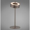 Paul Neuhaus Q-Serie Q-Rotate Lampada da tavolo LED Marrone, 1-Luce, Telecomando