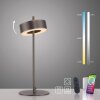 Paul Neuhaus Q-Serie Q-Rotate Lampada da tavolo LED Marrone, 1-Luce, Telecomando