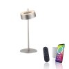 Paul Neuhaus Q-Serie Q-Rotate Lampada da tavolo LED Argento, 1-Luce