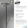 Illuminazione Paul Neuhaus Artur Lampada da terra LED Antracite, 2-Luci