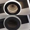 Illuminazione Paul Neuhaus Traforo Plafoniera LED Nero, 1-Luce, Telecomando