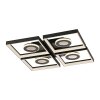 Illuminazione Paul Neuhaus Traforo Plafoniera LED Nero, 1-Luce, Telecomando