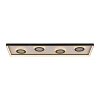 Illuminazione Paul Neuhaus Dune Plafoniera LED Nero, 1-Luce, Telecomando