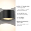 Illuminazione Paul Neuhaus Carla Applique LED Antracite, 2-Luci