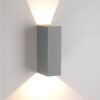Illuminazione Paul Neuhaus Block Applique LED Grigio, 2-Luci