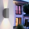 Illuminazione Paul Neuhaus Block Applique LED Grigio, 2-Luci