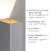 Illuminazione Paul Neuhaus Block Applique LED Grigio, 2-Luci