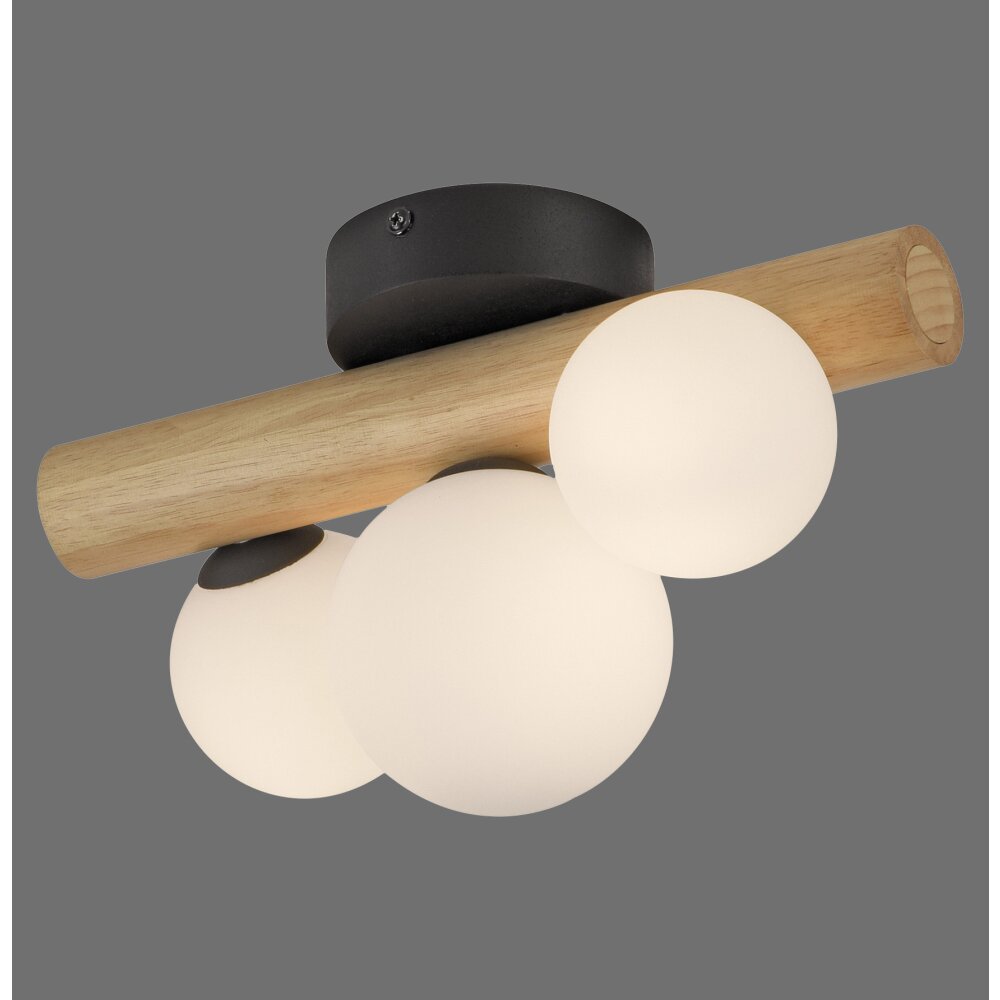 Illuminazione Paul Neuhaus Popsicle Applique e plafoniera LED Marrone, Nero, 3-Luci main product photo