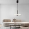 Illuminazione Paul Neuhaus E-Vitrum Lampada a sospensione LED Marrone, 2-Luci, Telecomando