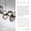 Illuminazione Paul Neuhaus E-Popup Lampada a sospensione LED Grigio, 18-Luci, Telecomando