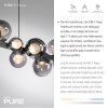 Illuminazione Paul Neuhaus E-Popup Lampada a sospensione LED Grigio, 18-Luci, Telecomando