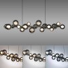 Illuminazione Paul Neuhaus E-Popup Lampada a sospensione LED Grigio, 18-Luci, Telecomando