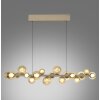 Illuminazione Paul Neuhaus E-Popup Lampada a sospensione LED Bronzo, 18-Luci, Telecomando