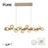 Illuminazione Paul Neuhaus E-Popup Lampada a sospensione LED Bronzo, 18-Luci, Telecomando