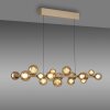 Illuminazione Paul Neuhaus E-Popup Lampada a sospensione LED Bronzo, 18-Luci, Telecomando