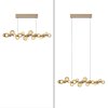 Illuminazione Paul Neuhaus E-Popup Lampada a sospensione LED Bronzo, 18-Luci, Telecomando