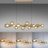 Illuminazione Paul Neuhaus E-Popup Lampada a sospensione LED Bronzo, 18-Luci, Telecomando