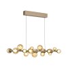 Illuminazione Paul Neuhaus E-Popup Lampada a sospensione LED Bronzo, 18-Luci, Telecomando