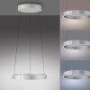 Illuminazione Paul Neuhaus E-Clipse Lampada a sospensione LED Argento, 2-Luci, Telecomando
