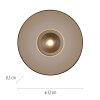 Illuminazione Paul Neuhaus Moon Plafoniera LED Bronzo, 2-Luci