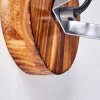 Berkeley Applique Marrone scuro, Zincato, 1-Luce