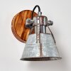 Berkeley Applique Marrone scuro, Zincato, 1-Luce