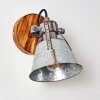 Berkeley Applique Marrone scuro, Zincato, 1-Luce