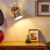 Berkeley Applique Marrone scuro, Zincato, 1-Luce