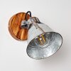 Berkeley Applique Marrone scuro, Zincato, 1-Luce