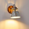 Berkeley Applique Marrone scuro, Zincato, 1-Luce