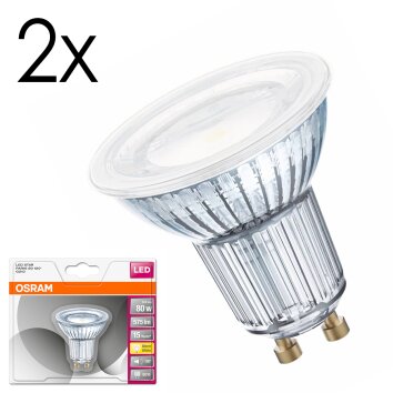 Illuminazione Osram GU10 6.5 Watt Bianco caldo 620 Lumen