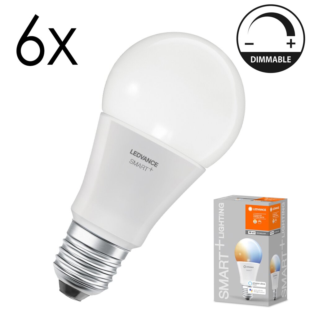 Illuminazione Ledvance E27 LED 9 Watt CCT (Regolabile) dimmerabile 806 Lumen main product photo